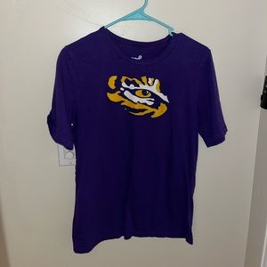 kids xl LSU tiger eye